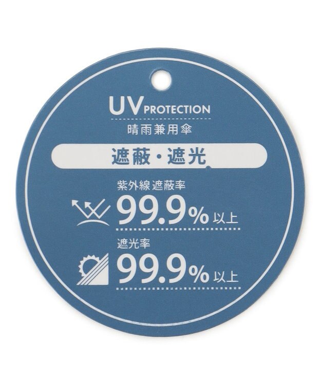 ICB 【晴雨兼用・UVカット】折りたたみ傘 ブラック系