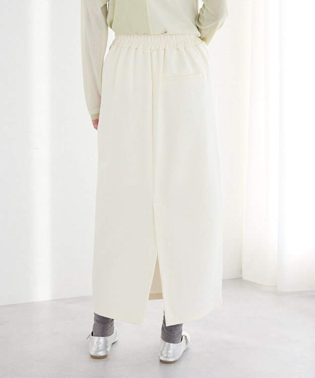 CRAFT STANDARD BOUTIQUE フクレジャカードIラインスカート Ivory