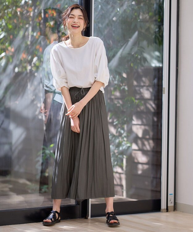 ANY シルケットスムース タックスリーブプルオーバー オフ