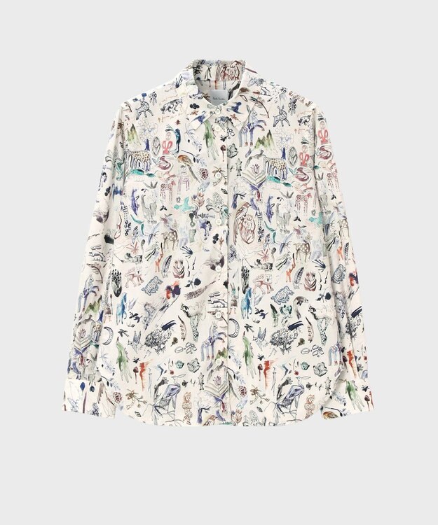 Paul Smith Little Beasts 長袖シャツ アイボリー