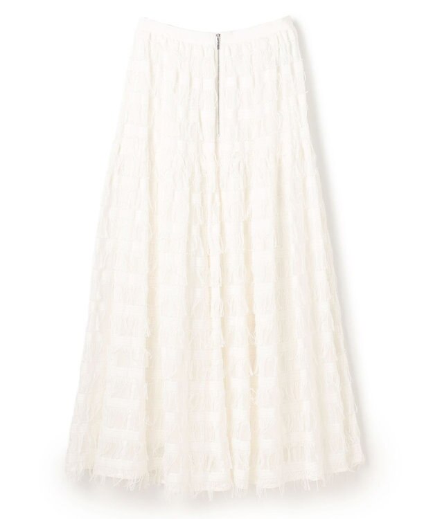 uncrave フリンジレース ティアードスカート オフ