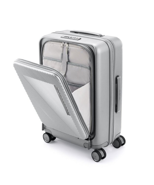 Samsonite サムソナイト スーツケース 33L(/42L) ジップリックスFT スピナー55 ZIPPRIX FT シルバー