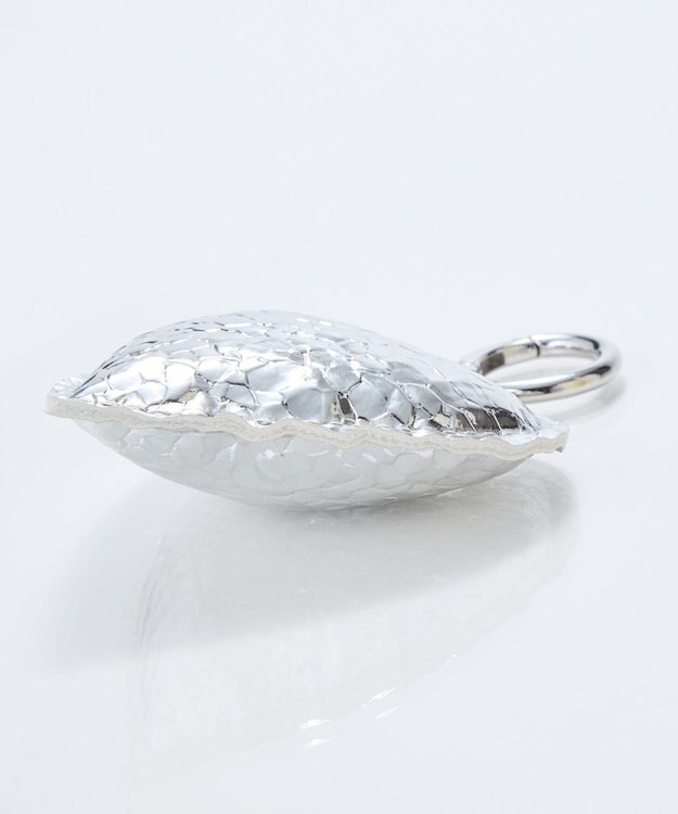 Phoebe ハートレザーバッグチャーム　シルバー シルバー