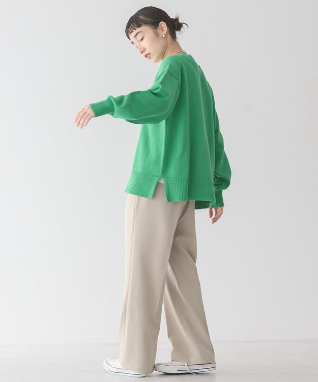 AMERICAN HOLIC Ｖネックニットプルオーバー Green