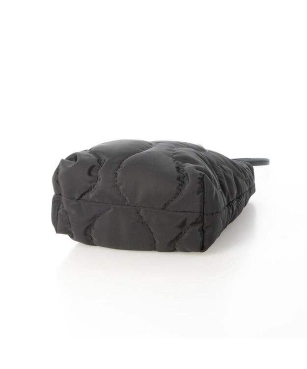 UNBILLION cachecache ナイロンキルティングスマホショルダー ブラック