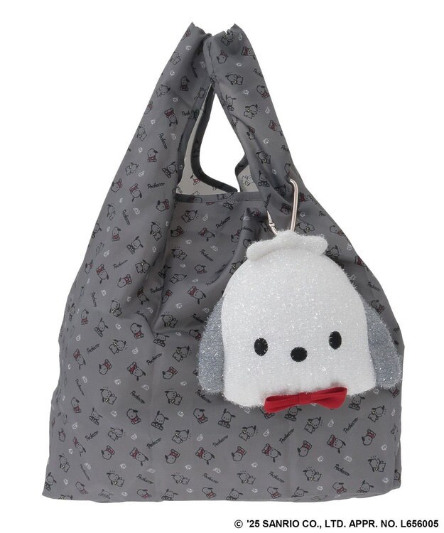 Green Parks ポーチ付エコバッグ Gray