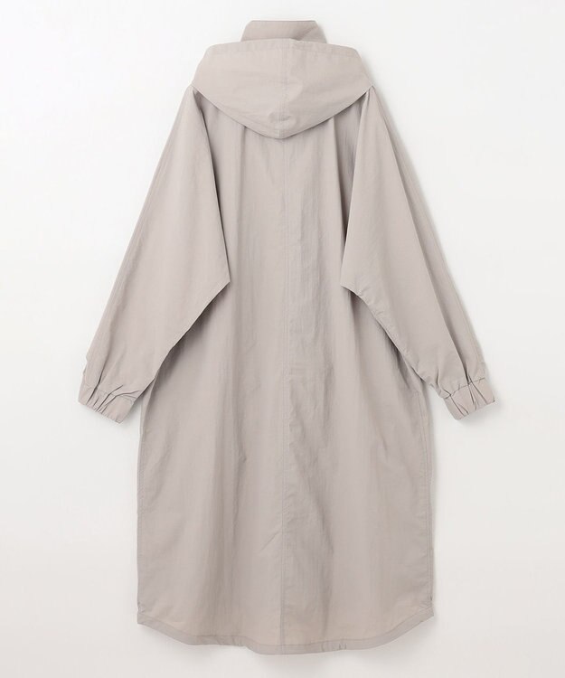 ANY フーデットレインコート グレー