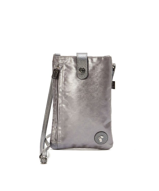 PELLE BORSA パスポートサイズショルダーバッグ Alive アライブ 4306 ガンメタ