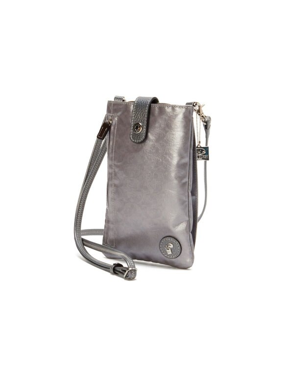 PELLE BORSA パスポートサイズショルダーバッグ Alive アライブ 4306 ガンメタ