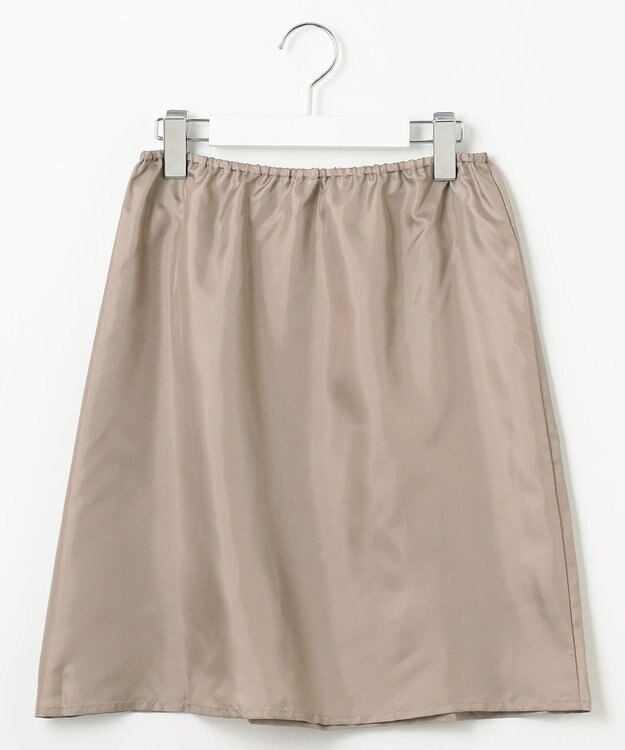 J.PRESS LADIES S 【洗える・UVカット・接触冷感】ストレッチバックサテン キャミワンピース モカ系