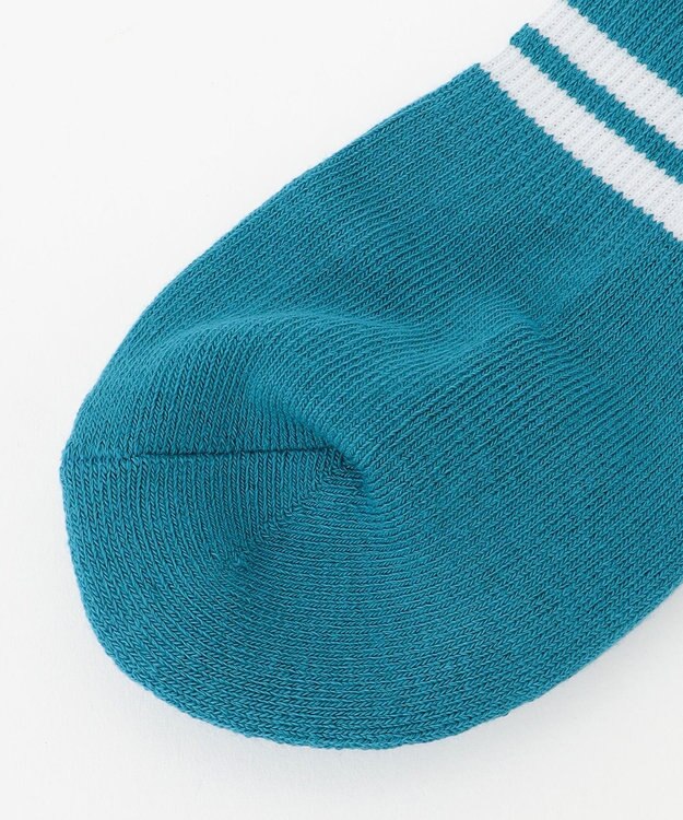 23区GOLF 【MEN】ショート ソックス ピーコックグリーン系