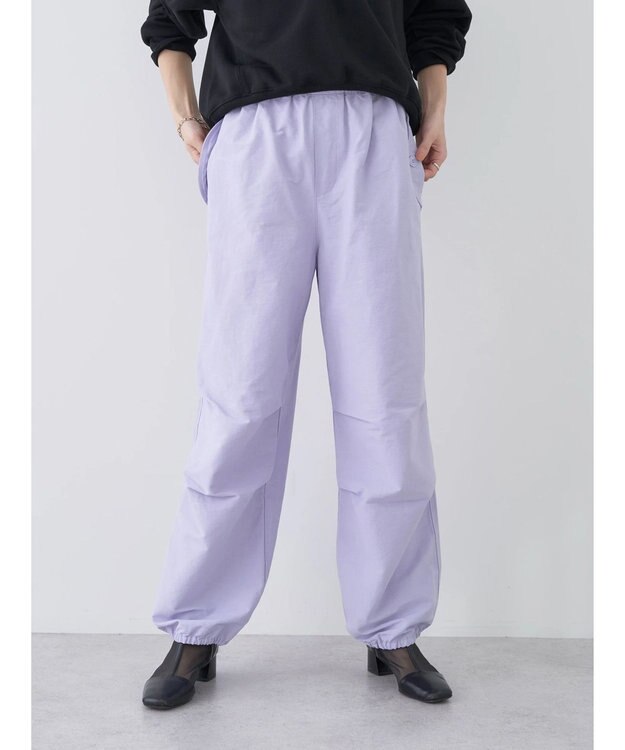 earth music&ecology バルーンシルエットパンツ Light Purple