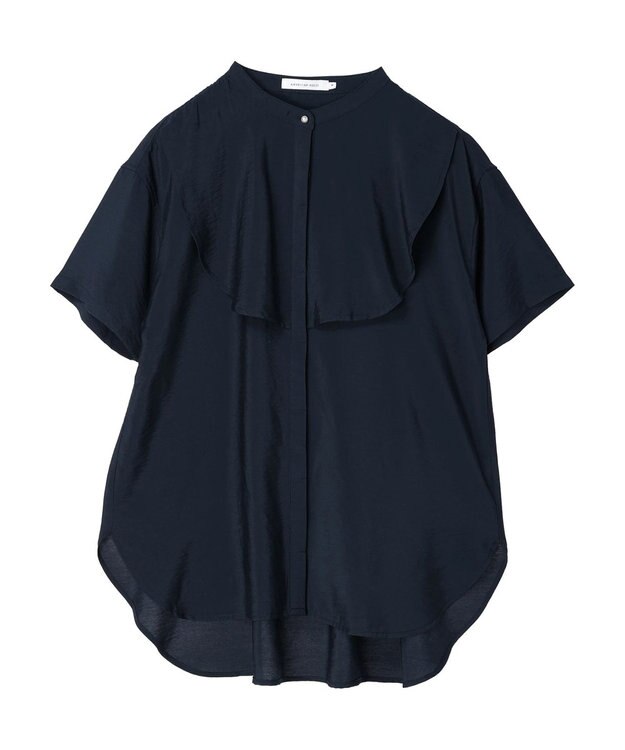 AMERICAN HOLIC フロントフリルブラウス Navy