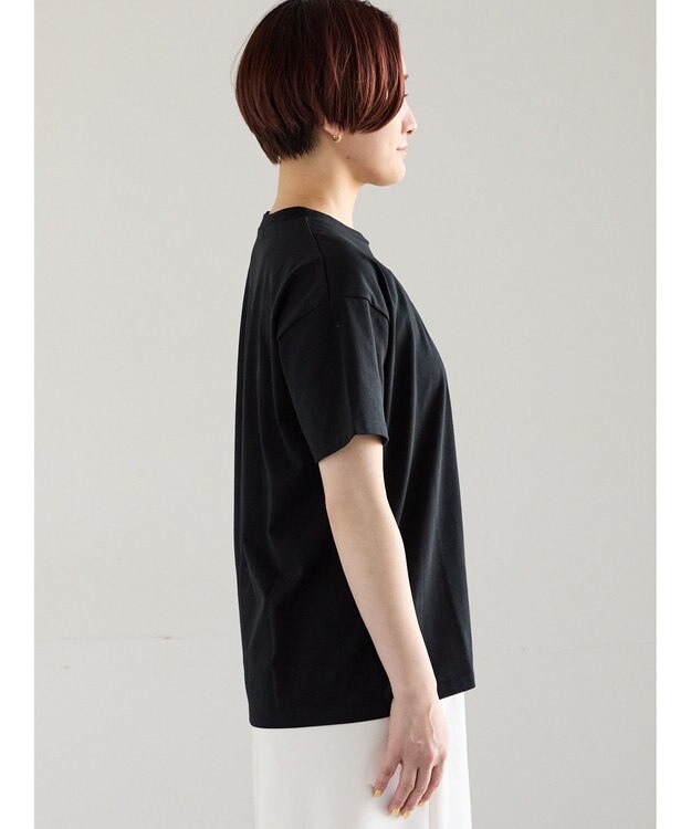 Te chichi マリリンモンローモノクロフォトTシャツ ブラック