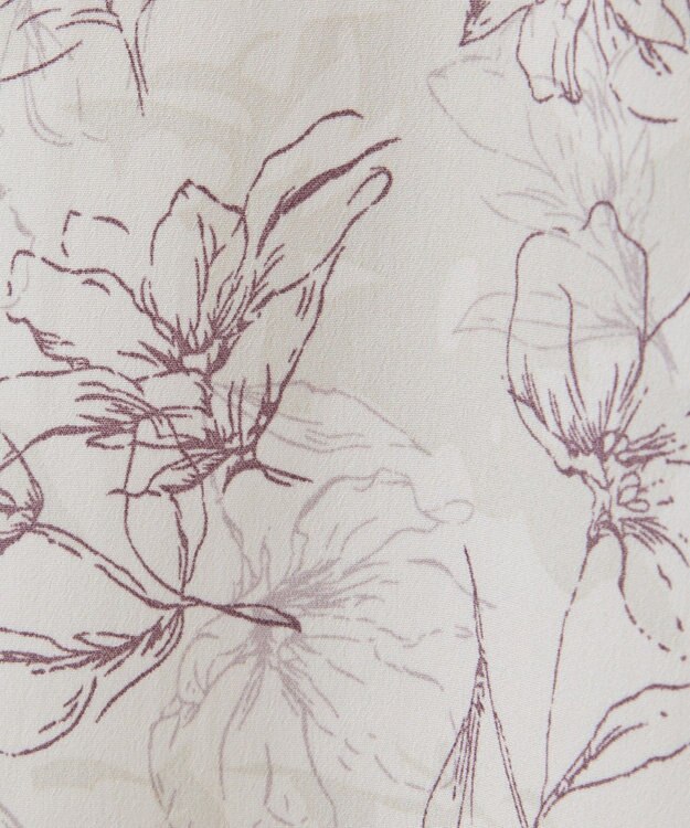 Maison de FLEUR はしごレースシャツワンピース Flower