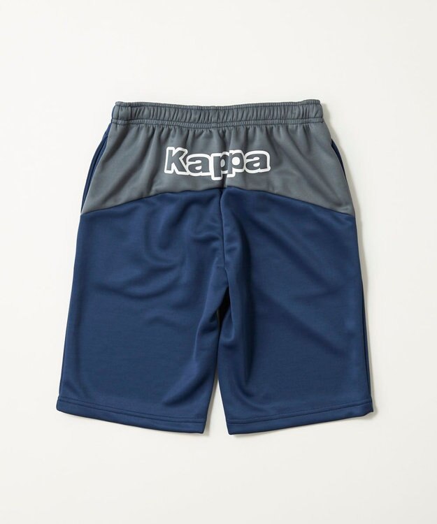 OP／FILA 【Kappa】ブランドロゴプリントハーフパンツ ネイビー