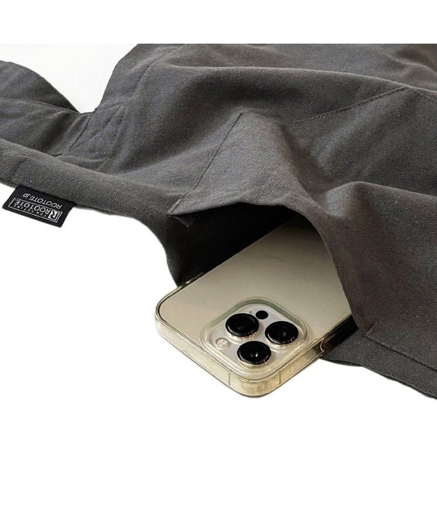 ROOTOTE 1019【A4サイズ収納】SC.トール.リサイクルコットン-B 03：ダークグレー