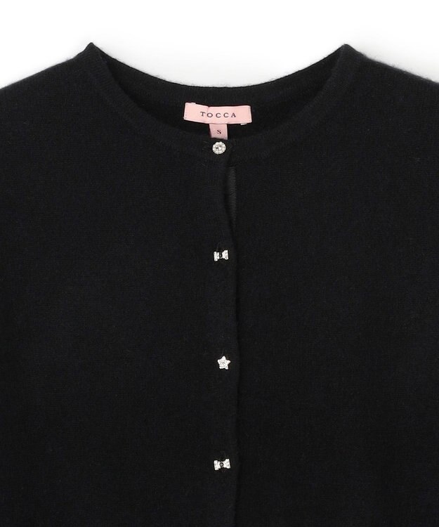 TOCCA CASHMERE カーディガン ブラック系