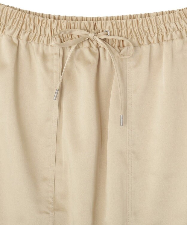 AMERICAN HOLIC 【マルチ機能】サテンベイカースカート Light Beige