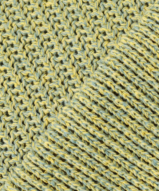 UNFILO MENS メッシュ ニットポロ [24年春夏商品] イエロー