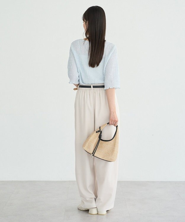 earth music&ecology ランダムヨウリュウカットプルオーバー Light Blue