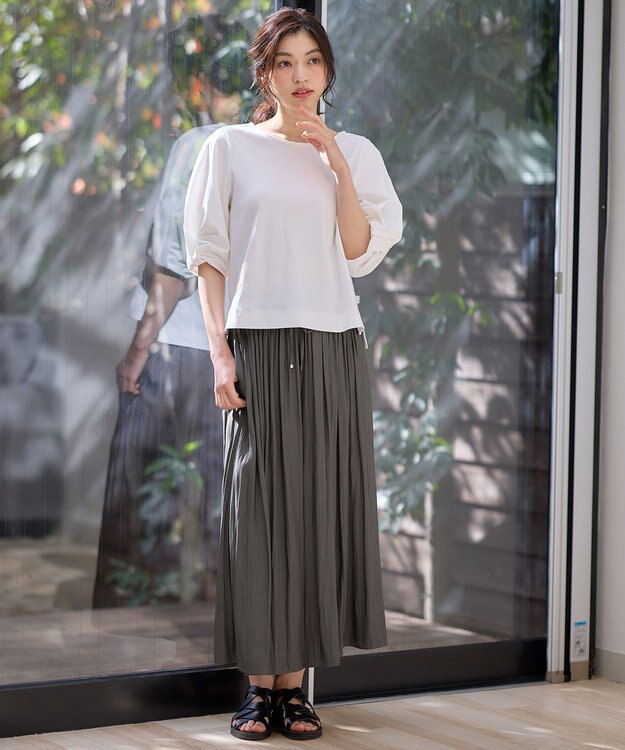 ANY シルケットスムース タックスリーブプルオーバー オフ