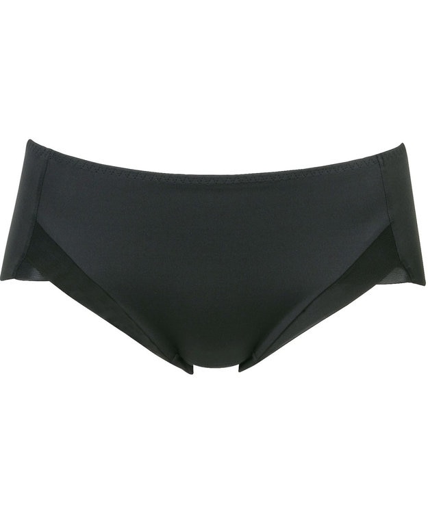 Wing ショーツ 【シンクロブラ】 アウターにひびきにくい はきこみ丈あさめ MF5015 ウイング／ワコール ブラック