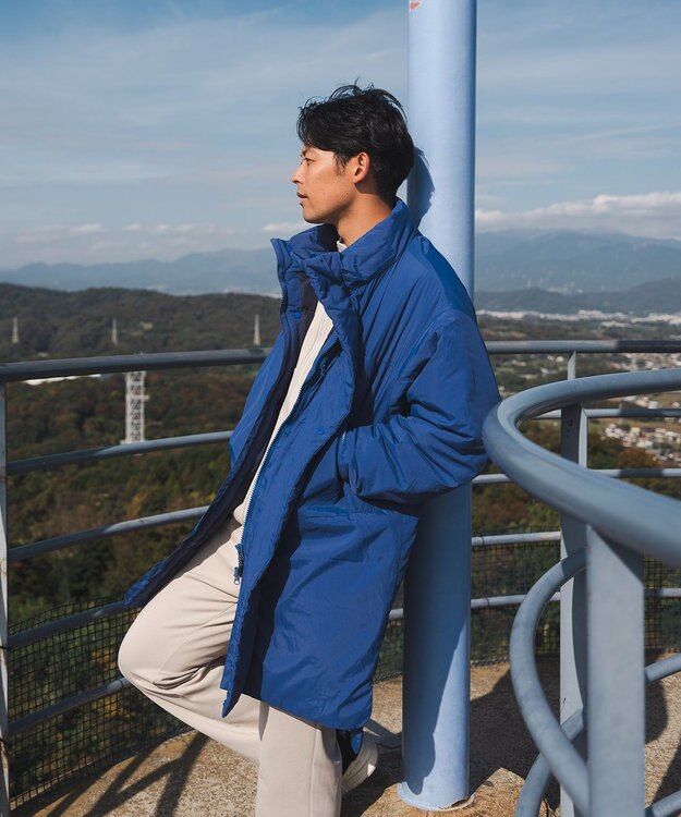 SHARE PARK MENS 【UNISEX】蓄熱中綿モンスターロングコート（L・XLサイズ） ブルー