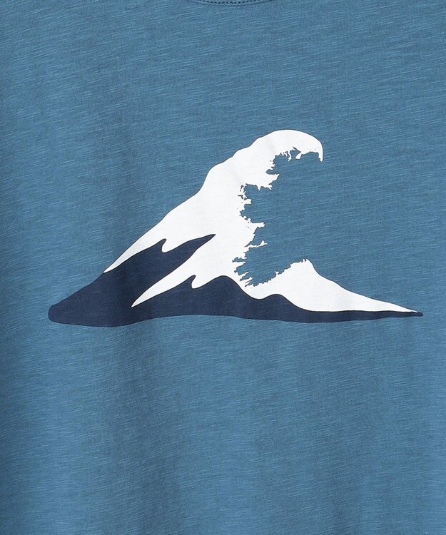 JOSEPH ABBOUD MOUNTAIN 【SPACE・オーガニックコットン】ロゴＴシャツ ダルブルー系