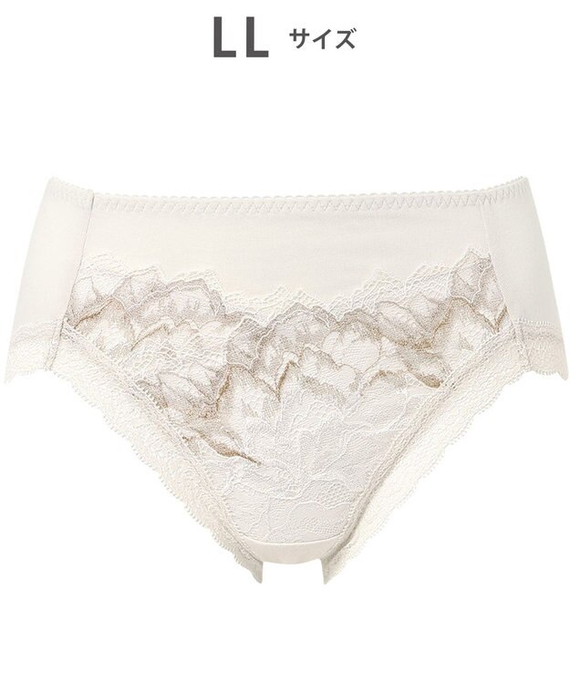 WACOAL ショーツ 【ハグするブラ】 BXB418とペア はきこみ丈ふつう 綿混(バック) レディース PXB218 /ワコール アイボリー