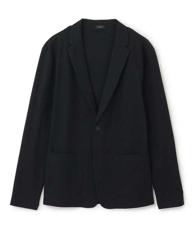 JOSEPH HOMME アルビニタックジャージー　カットソージャケット ネイビー系