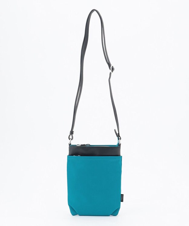 Y'SACCS 【大人のおしゃれ手帖11月号掲載】本上まなみ×Y'SACCS タックラウンドスマートポシェット ブルー