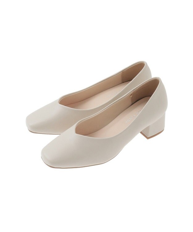 Green Parks すぐラクパンプス Ivory