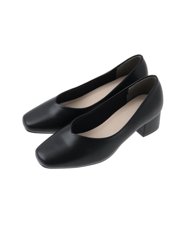 Green Parks すぐラクパンプス Black