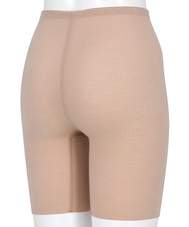 Wing ガードル ほどよいおなか押さえ 綿混(身生地部) ソフトタイプ ロング丈 一枚ばき可能 3Lまで対応 大きいサイズ NQ1762 ウイング／ワコール シナモンブラウン