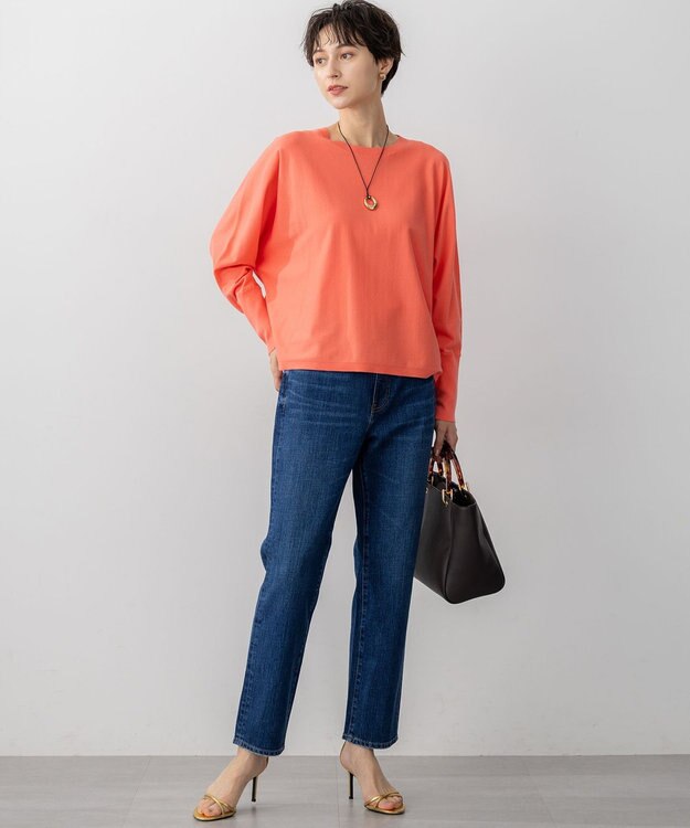 23区 【RED CARD TOKYO×23区】スリムストレート デニム パンツ ミッドブルー系