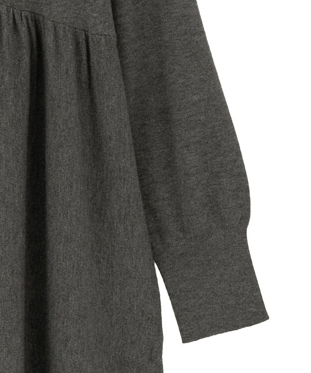 AMERICAN HOLIC 【WEB限定】バイパチティアードニットワンピース Gray Mixture