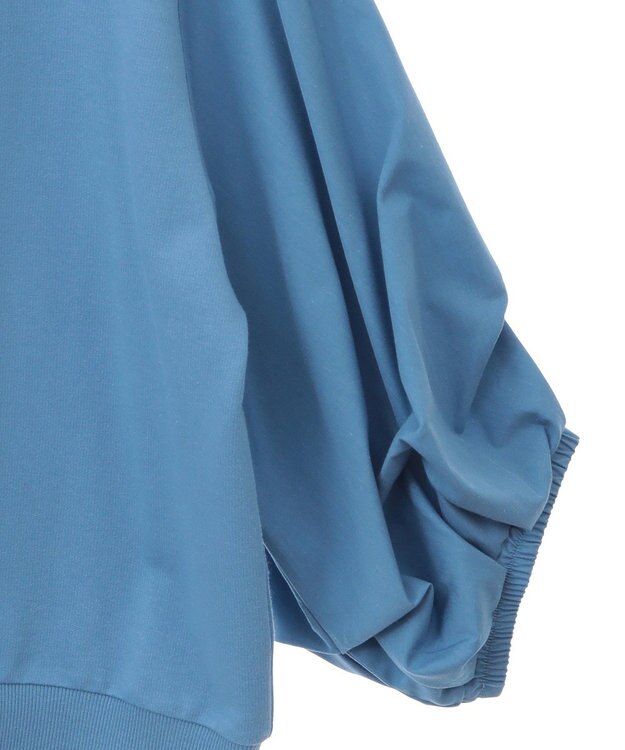 Green Parks ２ＷＡＹ７分袖タック裾ＺＩＰプルオーバー Blue