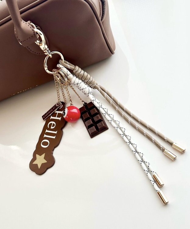 LA BAGAGERIE 【インスタグラマー Chiyoさん×LA BAGAGERIE】バッグチャーム ゴールド