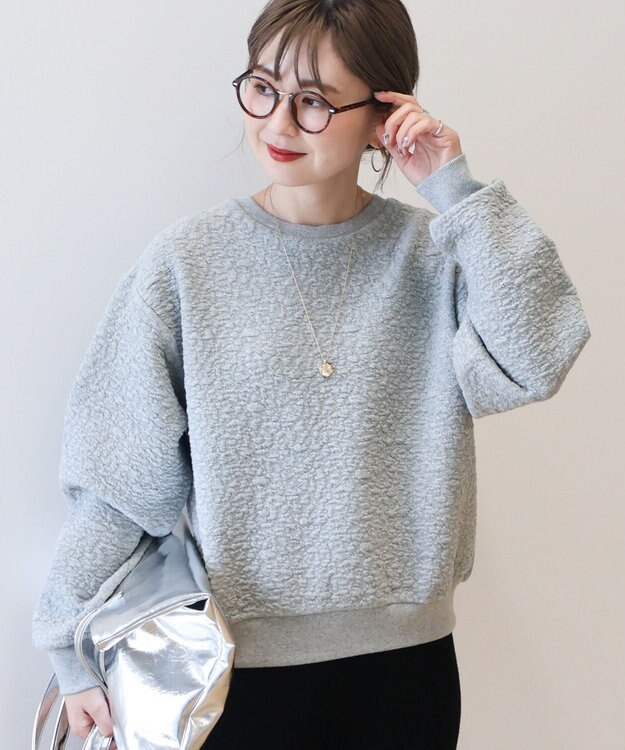 AMERICAN HOLIC フクレジャガードプルオーバー Gray Mixture