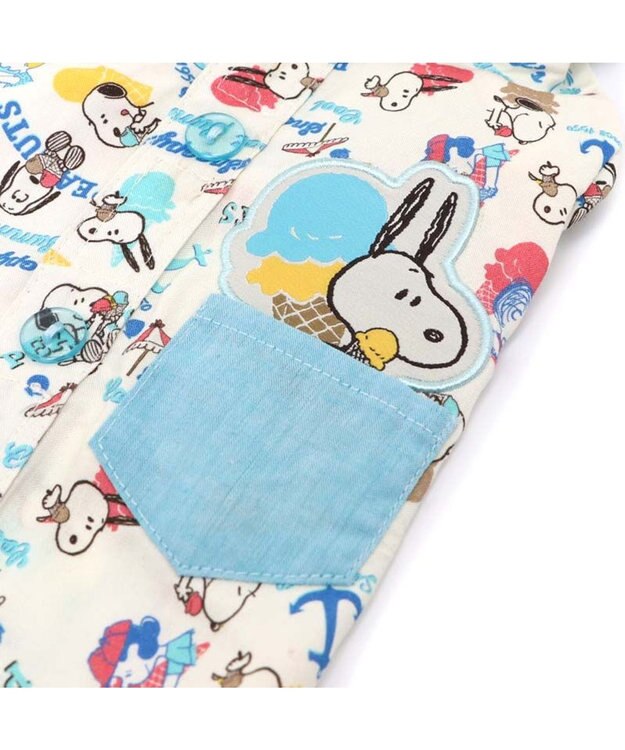 PET PARADISE スヌーピー アロハシャツ 《アイス柄》 小型犬 ホワイト