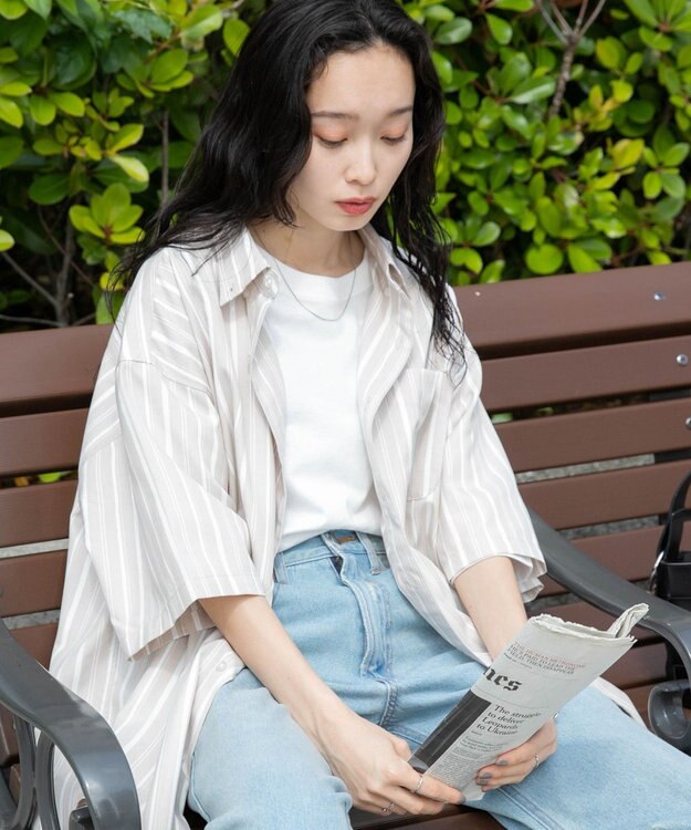 WEGO 【ユニセックス着用ITEM/シワになりにくい】イージーケアオックスフォードシャツ（S） ベージュその他