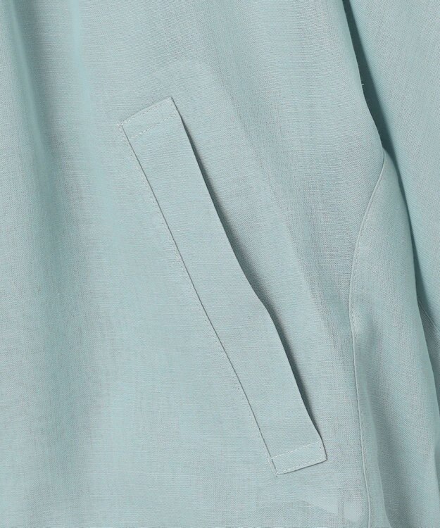 組曲 L カラーボイルノーカラー ブルゾン ミント系