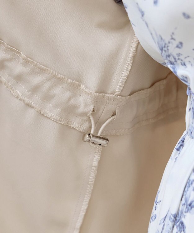 Tiaclasse 【洗える】ドロストレイヤーブルゾン ライトベージュ