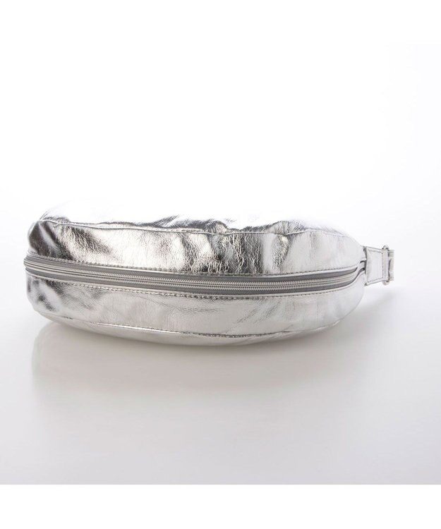 UNBILLION カシュカシュ cachecache / メタリックハーフムーンショルダー シルバー