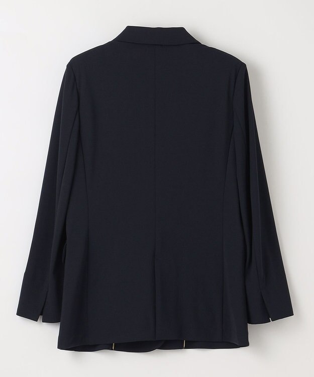 ANY SIS ライトジャージー テーラードジャケット ネイビー