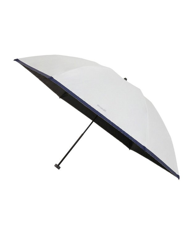 MOONBAT 【大きめ】マッキントッシュ フィロソフィー 晴雨兼用日傘 折りたたみ傘 グログラン／遮光 遮熱 UV オフホワイト