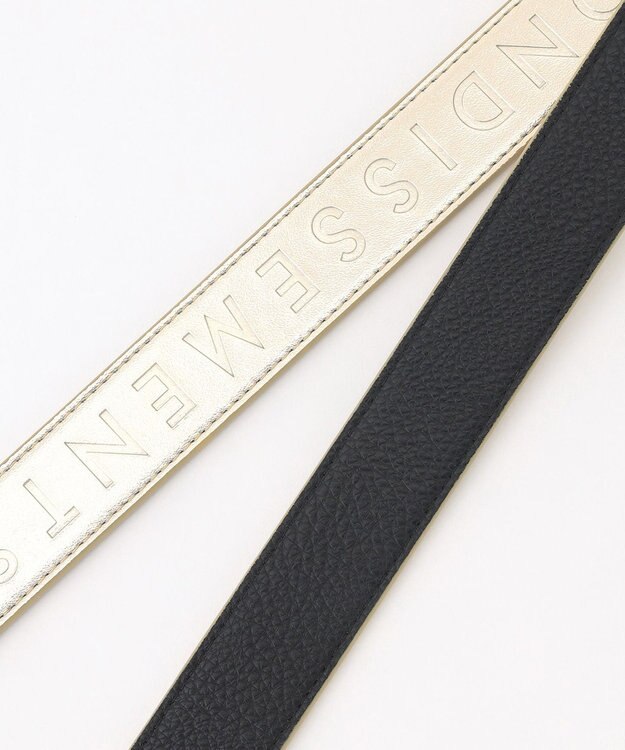 23区GOLF 【WOMEN】リバーシブルベルト ゴールド系