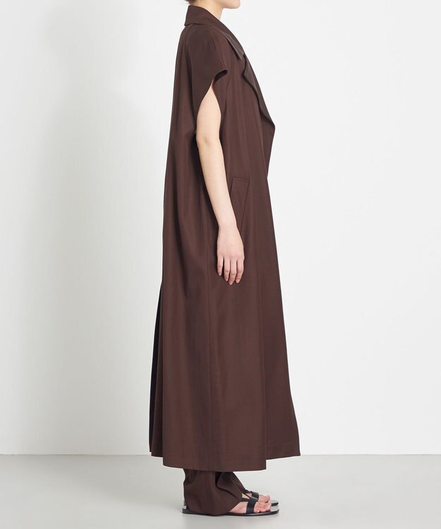 NAVE 【Nave】バルキーツイル ロングジレ ダークブラウン系