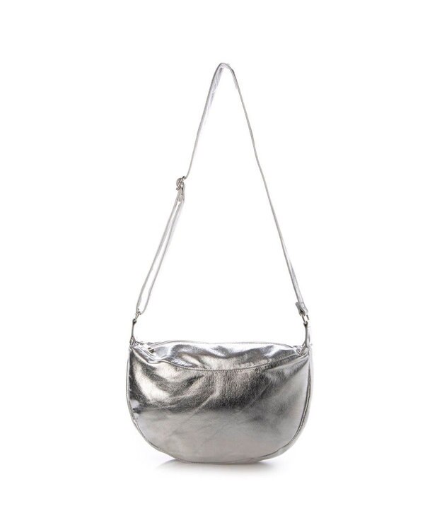 UNBILLION カシュカシュ cachecache / メタリックハーフムーンショルダー シルバー